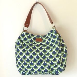 Halsea bucket beach bag in navy *NWT*